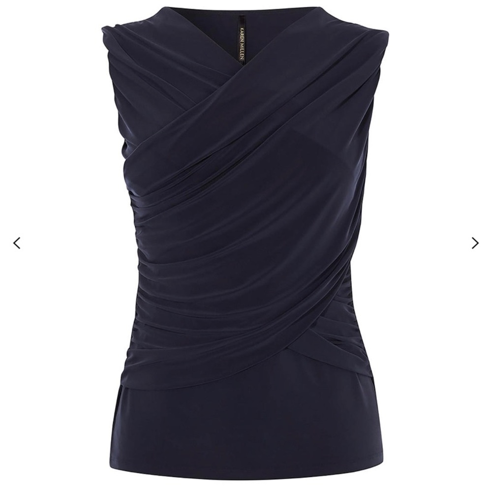 NWT Karen Millen Drapes Wrap Top - Picture 10 of 13